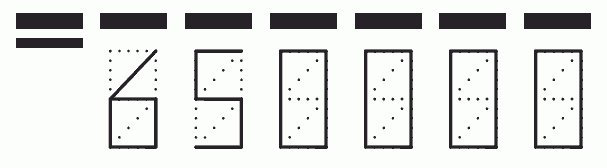 Пример заполнения индекса 650000