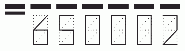 Пример заполнения индекса 650002