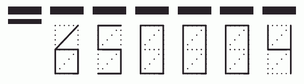 Пример заполнения индекса 650004