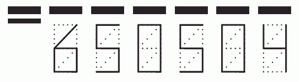 Пример заполнения индекса 650504