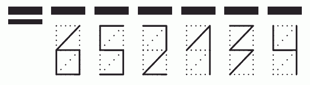 Пример заполнения индекса 652134