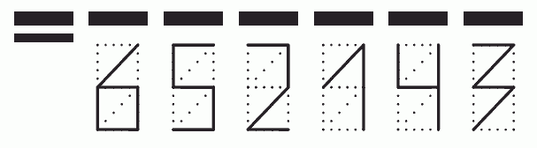 Пример заполнения индекса 652143