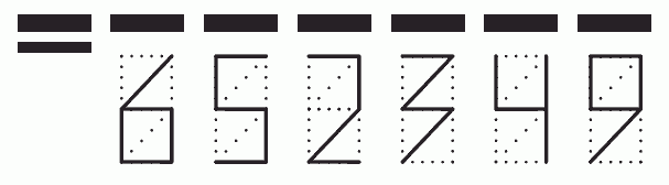 Пример заполнения индекса 652349