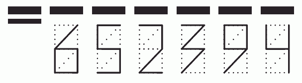 Пример заполнения индекса 652394