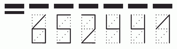 Пример заполнения индекса 652441