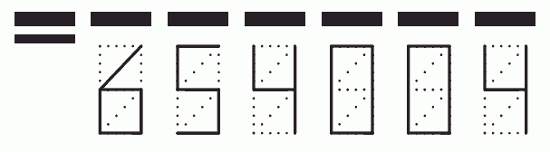 Пример заполнения индекса 654004