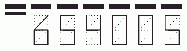 Пример заполнения индекса 654005