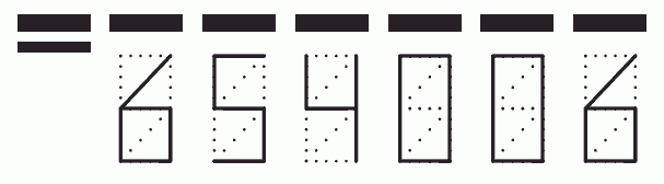 Пример заполнения индекса 654006