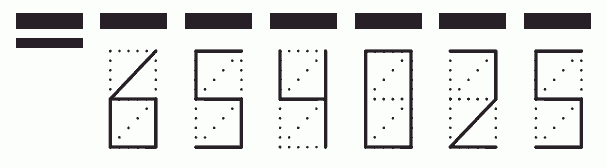 Пример заполнения индекса 654025