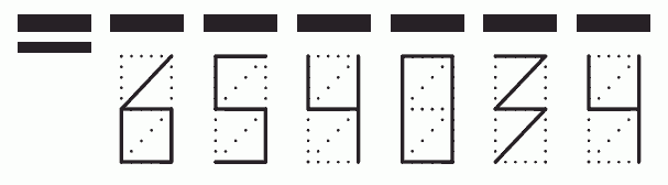 Пример заполнения индекса 654034