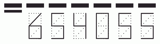 Пример заполнения индекса 654055