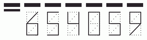 Пример заполнения индекса 654059