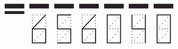 Пример заполнения индекса 656040