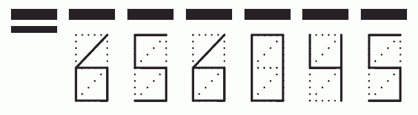 Пример заполнения индекса 656045