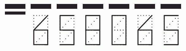 Пример заполнения индекса 658065