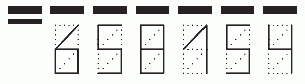 Пример заполнения индекса 658154