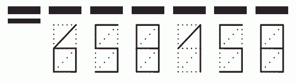 Пример заполнения индекса 658158