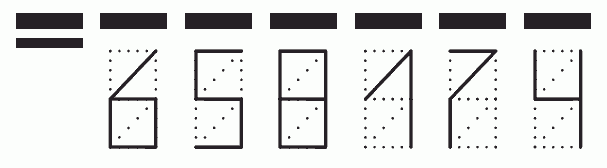 Пример заполнения индекса 658174