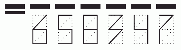 Пример заполнения индекса 658347