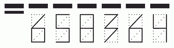 Пример заполнения индекса 658364