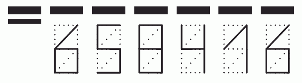 Пример заполнения индекса 658416