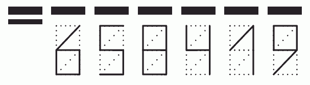 Пример заполнения индекса 658419
