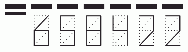 Пример заполнения индекса 658422