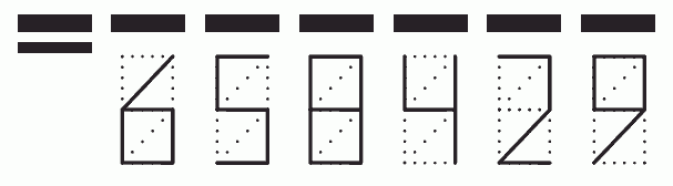Пример заполнения индекса 658429