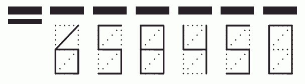 Пример заполнения индекса 658450