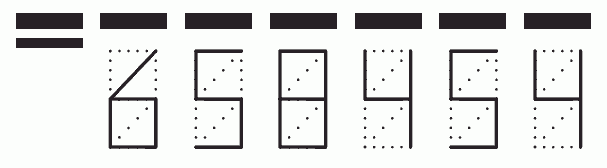 Пример заполнения индекса 658454