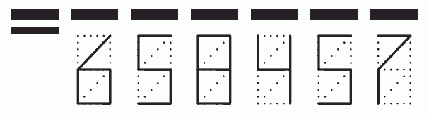 Пример заполнения индекса 658457