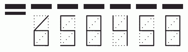 Пример заполнения индекса 658458