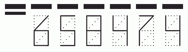 Пример заполнения индекса 658474