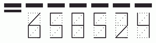 Пример заполнения индекса 658524