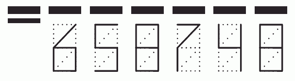 Пример заполнения индекса 658748