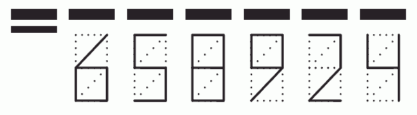 Пример заполнения индекса 658924