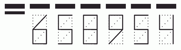 Пример заполнения индекса 658954