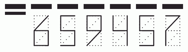 Пример заполнения индекса 659457