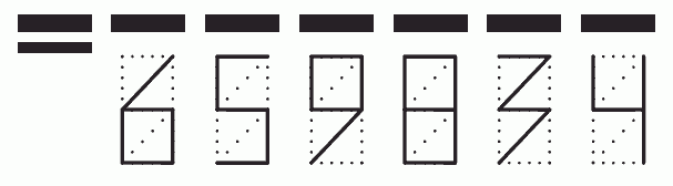 Пример заполнения индекса 659834