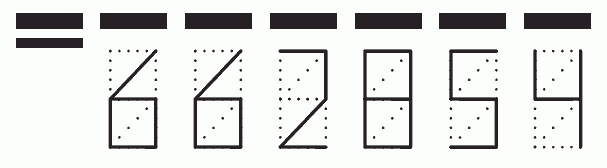 Пример заполнения индекса 662854