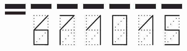 Пример заполнения индекса 671015