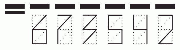 Пример заполнения индекса 673542