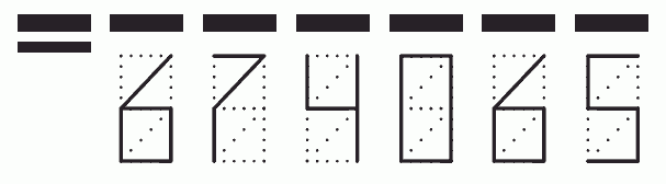 Пример заполнения индекса 674065