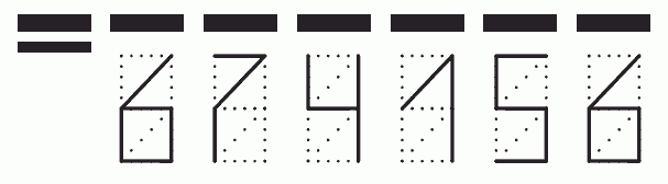 Пример заполнения индекса 674156