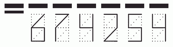 Пример заполнения индекса 674254