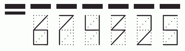 Пример заполнения индекса 674325