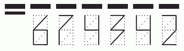 Пример заполнения индекса 674342