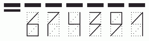 Пример заполнения индекса 674391