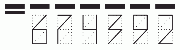 Пример заполнения индекса 674392