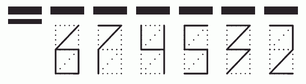 Пример заполнения индекса 674532